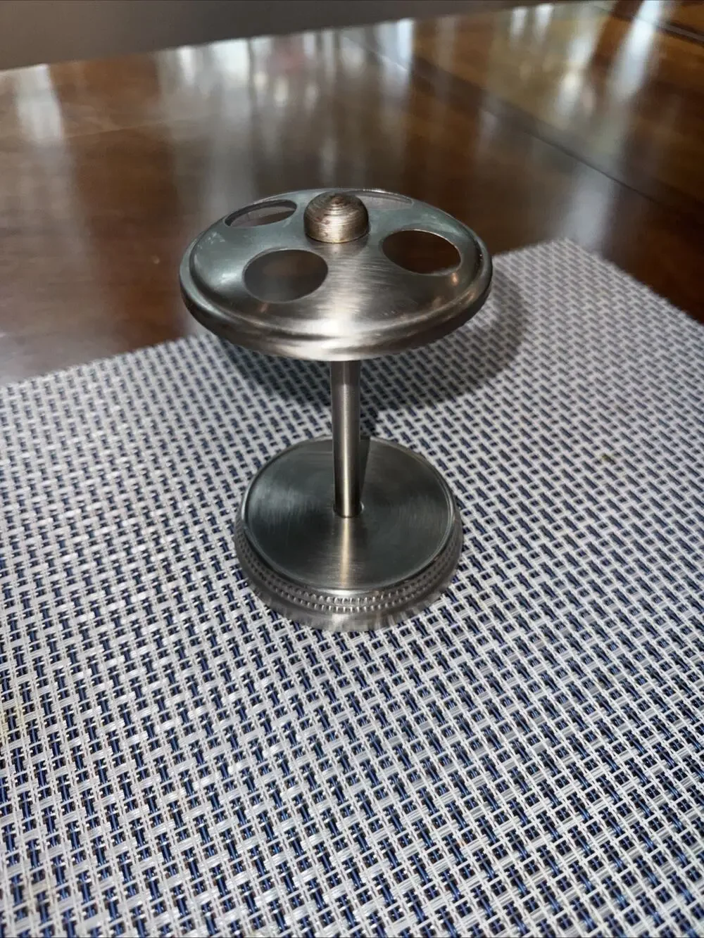 Vintage Stainless Steel Toothbrush Holder